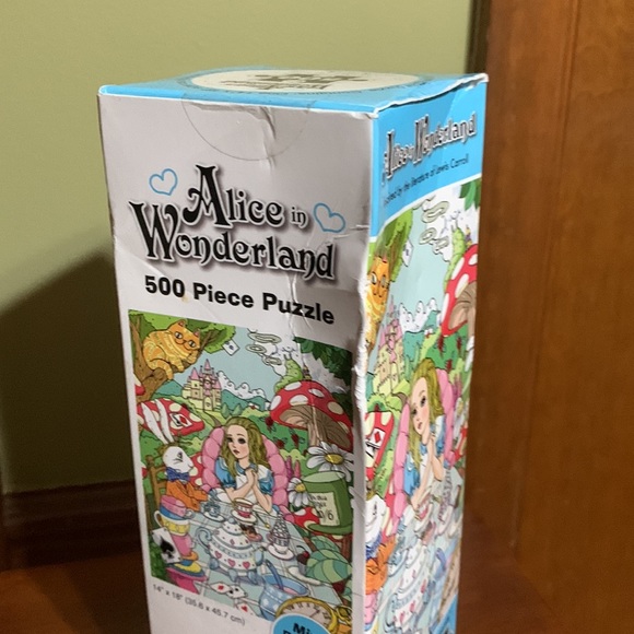 ALICE IN WONDERLAND - 500 PIECE PUZZLE & MINI POSTER 🆕 - Picture 5 of 10